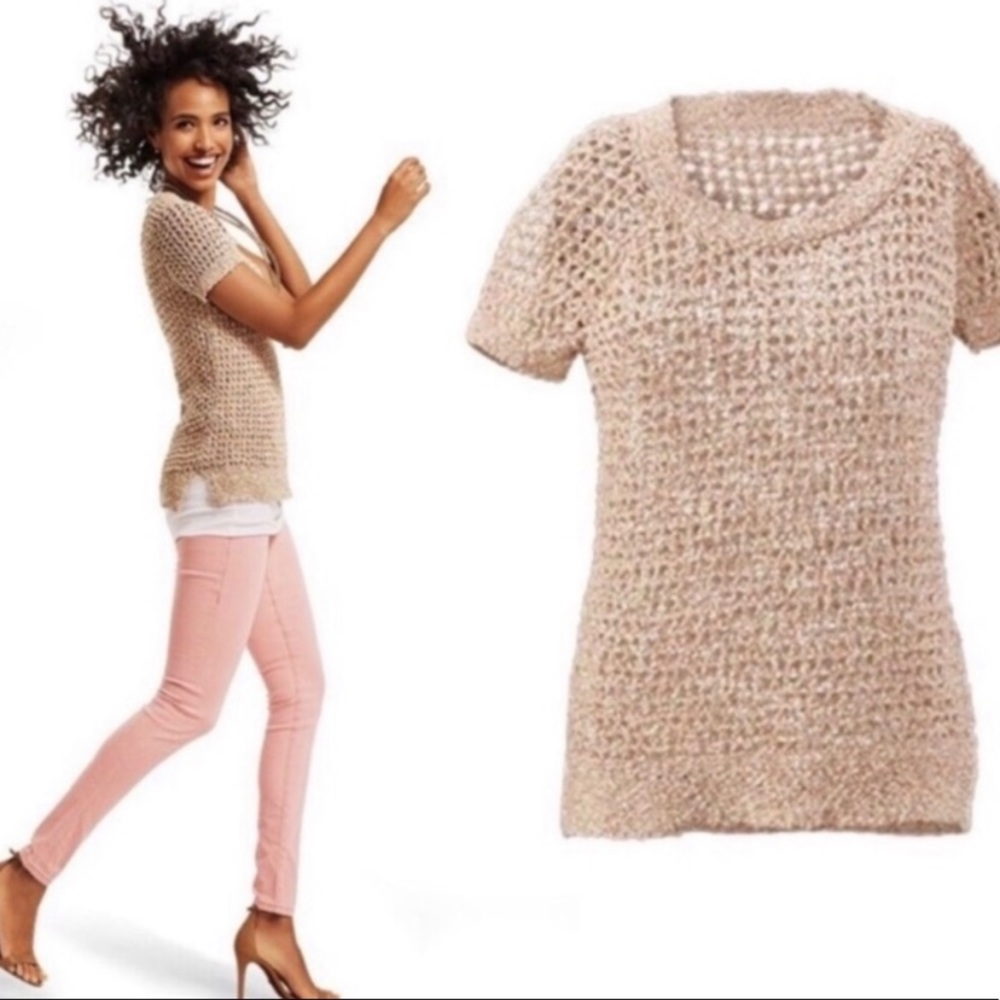 Cabi loose knit sweater Small